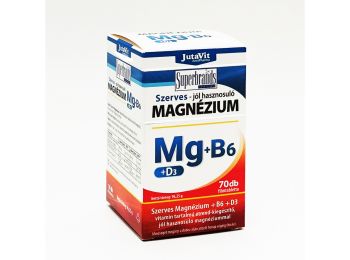 Szerves Magnézium + B6 + D3 filmtabletta 70x -Jutavit-