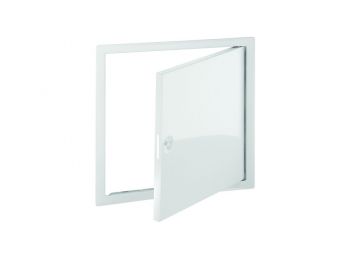 Revíziós ajtó  fehér, acél 500x500 mm