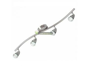 NORMAN-4 lámpatest, GU10/230V aljzat, matt króm