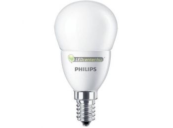 PHILIPS CorePro 4W=25W E14 LED FR kisgömb égő, melegfehé