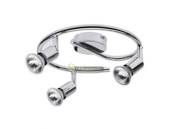 NORTON-3 lámpatest, GU10/230V aljzat, króm