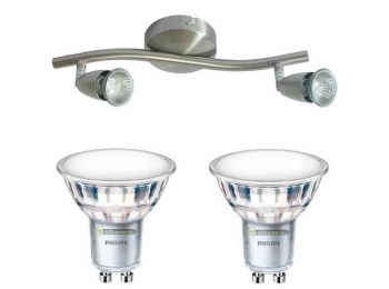 NORMAN-2 lámpatest és 2 Philips 5W=50W 120° melegfehér L