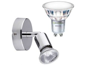 NORTON-1 lámpatest és Philips 5W=50W 120° melegfehér LED