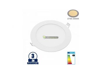 INTI 12W=96W kerek fehér LED mennyezeti lámpa melegfehér 