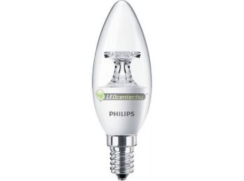 PHILIPS CorePro 4W=25W E14 LED CL gyertyaégő, melegfehér