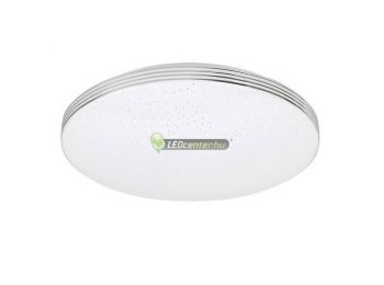 OSCAR LED 18W fehér/króm kerek mennyezeti lámpa, csillago