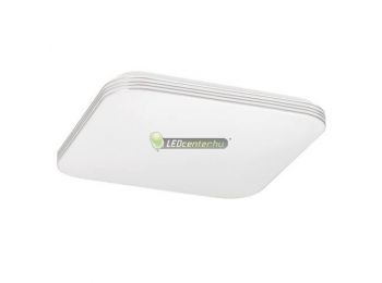 OSCAR LED 18W fehér/króm négyzet mennyezeti lámpa, term�