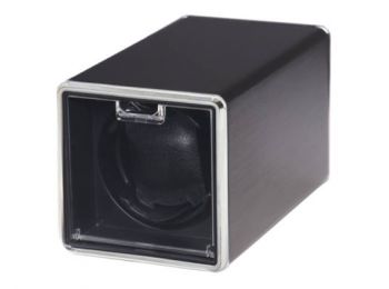 817 Szálcsiszolt fekete alumínium óraforgató 1db óráho