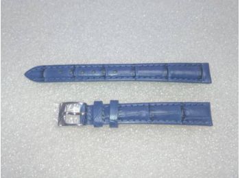 12-es kékszínű valódi bőr óraszíj 8.85-12-4