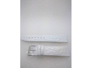 22-es fehér színű valódi bőr óraszíj A5005-22-21