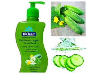 HICLEAN FOLYÉKONY SZAPPAN&TUSFÜRDŐ UBORKA - 500 ML