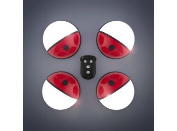 Pockelamp Hordozható LED Lámpa Távirányítóval (4 darab)