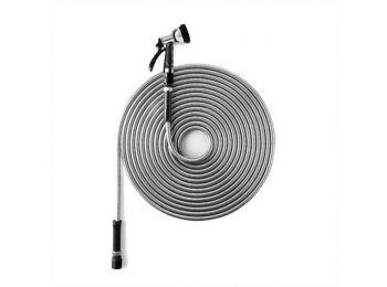 InnovaGoods Törhetetlen Fém Locsolócső (15 m) + szóróf