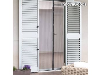 InnovaGoods Szúnyogháló Függöny, fekete