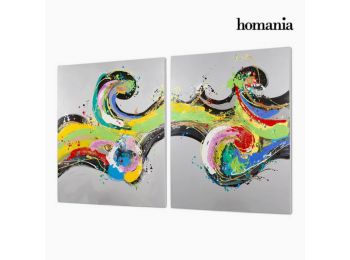 Készlet 2 Olajfestménnyel (120 x 3 x 150 cm) by Homania