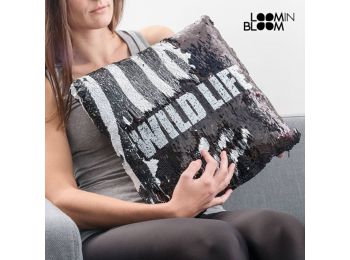 Wild Life Loom In Bloom Mágikus Flitteres Sellő Párna