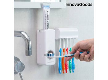 InnovaGoods Fogkrém Adagoló Fogkefe Tartóval