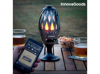 InnovaGoods LED Elemlámpa Bluetooth Hangszóróval