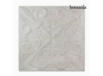 Felakasztható dekoráció Négyzetben Fehér (94 x 94 x 7 cm) by Homania