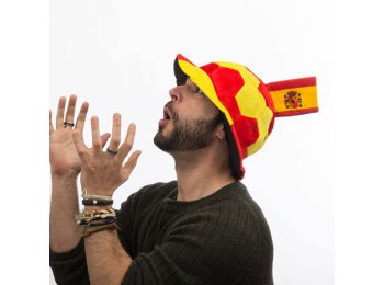 Focis Sapka Spanyol Zászlóval