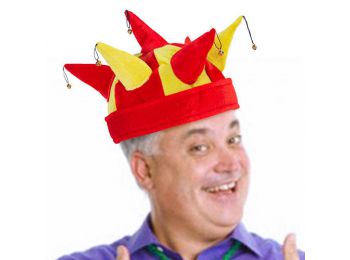 Spanyol Csörgős Udvari Bolond Sapka