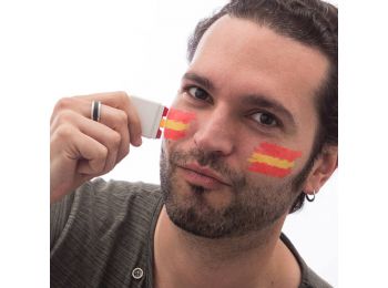 Spanyol zászlós arcfesték