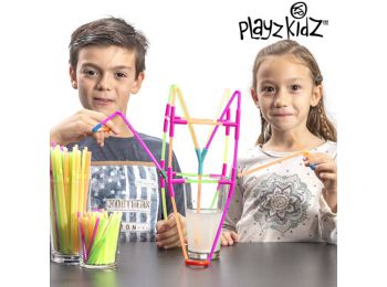Playz Kidz Szívószálas Játék (194 db)