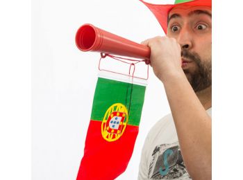 Portugál Zászló Drukkolókürt