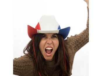 Francia Zászló Cowboy Kalap