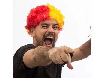 Spanyol Zászló Afro Paróka