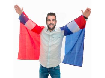 Francia Zászló Köpeny