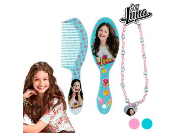 Soy Luna Szépítkező Készlet Lányoknak Minta Kefe+Rózsa