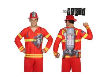 Póló Felnőtteknek Th3 Party 7611 Tűzoltó férfi