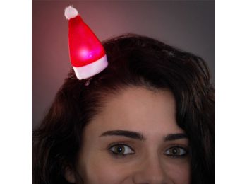 Hajtű LED Mikulás Sapkával