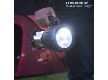 Lamp Venture Kempinglámpa Zseblámpával