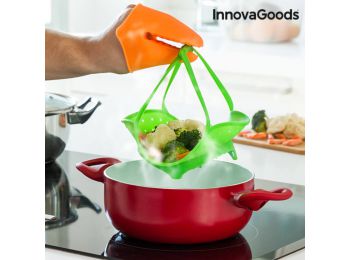 InnovaGoods Összecsukható Szilikon Párolóedény