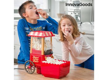 InnovaGoods Sweet & Pop Times 1200W Popcorn gép Piros