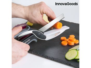 InnovaGoods Olló-Kés Integrált Vágódeszkával