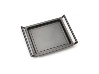 Lapos grilltál BRA A271545 45 cm Fekete