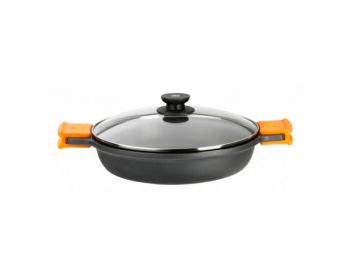 Lábas üveg fedéllel BRA A270540 (40 cm) Alumínium