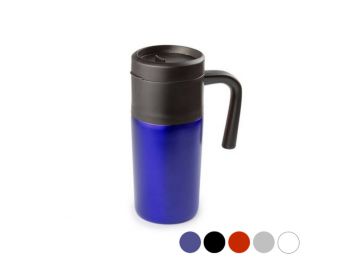 Bögre fedéllel (400 ml) 144738 Szín  Fekete