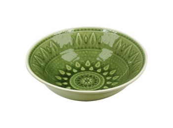 Mélytányér Natural (18 X 18 x 6 cm) Szín  Kék