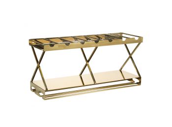 Acél Palacktartó (32 x 72 x 25 cm)