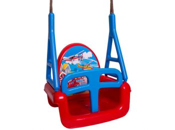 Gyerek hinta 3az1-ben car Swing piros