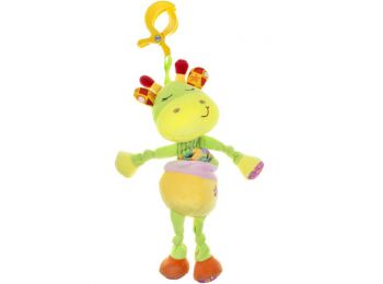 Plüss zenélő játék Akuku zsiráf