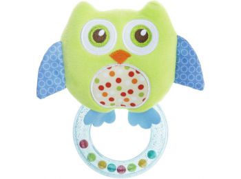 Csörgős plüss játék Akuku baglyócska