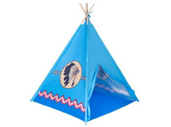 Gyermek indián sátor teepee PlayTo kék