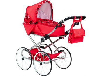 Gyermek Retro babakocsi babáknak 2az1-ben New Baby Elen pir