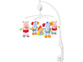 Körhinta kiságy fölé Nuk plüss figurákkal