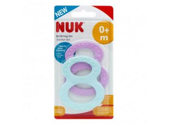 Gyermek rágóka Nuk 2 db rózsaszín